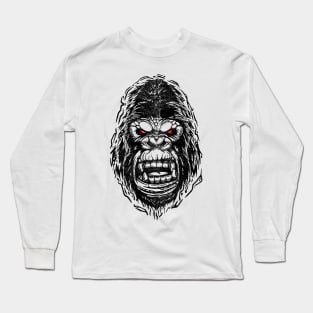 gorilla head Long Sleeve T-Shirt